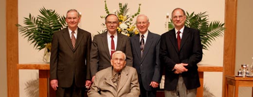 Former and Present Pastors of Messiah Lutheran Church